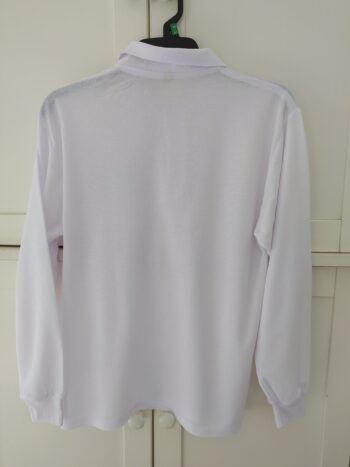 Polo Bicolore (blanc/bleu) Manches Courtes – Image 2