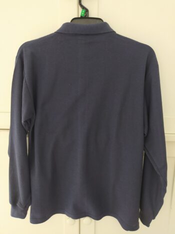 Polo Bleu Marine Manches Longues – Image 2