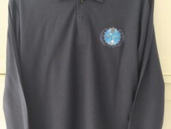 Polo Bleu Marine Manches Longues