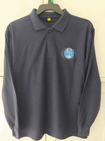 Polo Bleu Marine Manches Longues