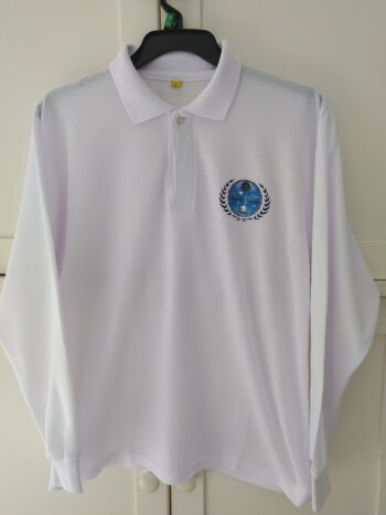 Polo Blanc Manches Longues